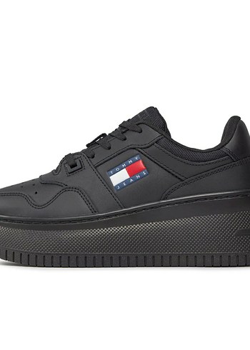 39 Beden siyah Renk Tommy Hilfiger Siyah Kadın Platform Spor Ayakkabı 39 nr.