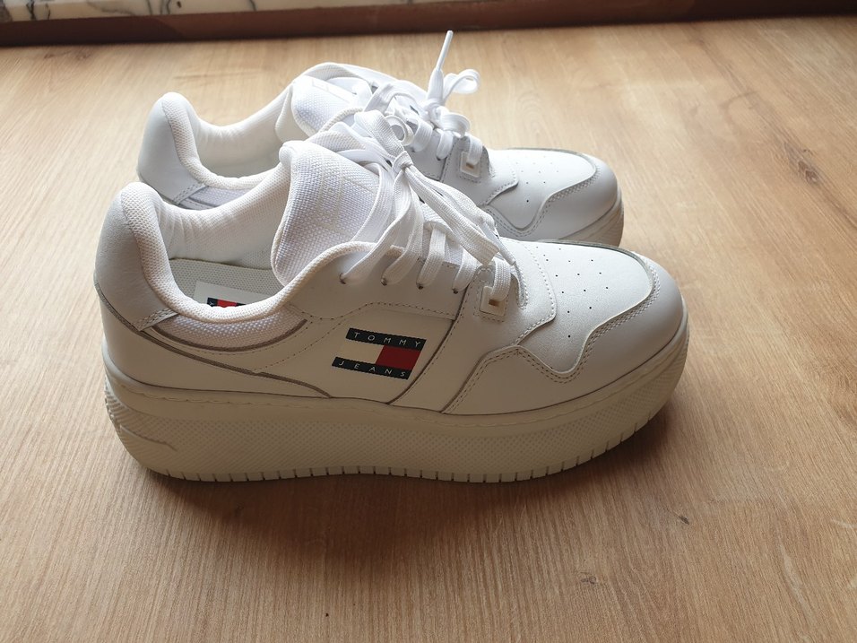 Tommy Hilfiger Beyaz Platform Spor Ayakkabı - Görsel 3