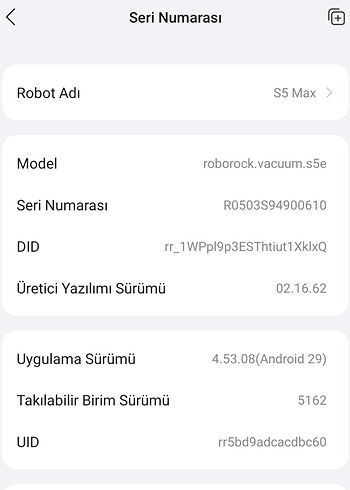 Roborock S5 Max Beyaz Robot Süpürge/aynı anda sil süpür - Görsel 11