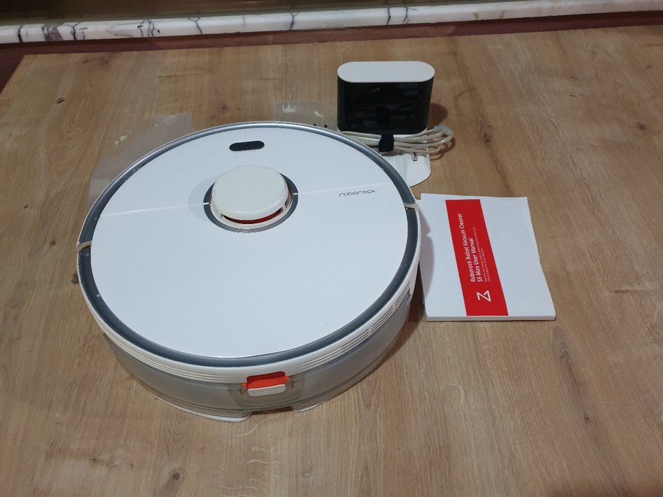 Roborock S5 Max Beyaz Robot Süpürge/aynı anda sil süpür - Görsel 3