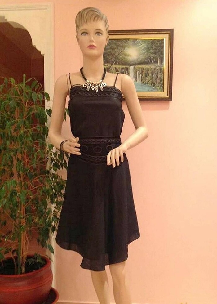 H&M,Rami,keten kumaş Siyah takım avrupadan/M - Görsel 2