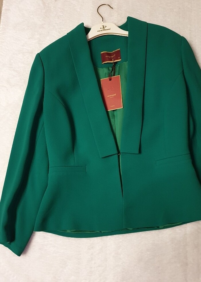 Jus de Pommes yeşil ceket pantolon takım yeni/40 - Görsel 4