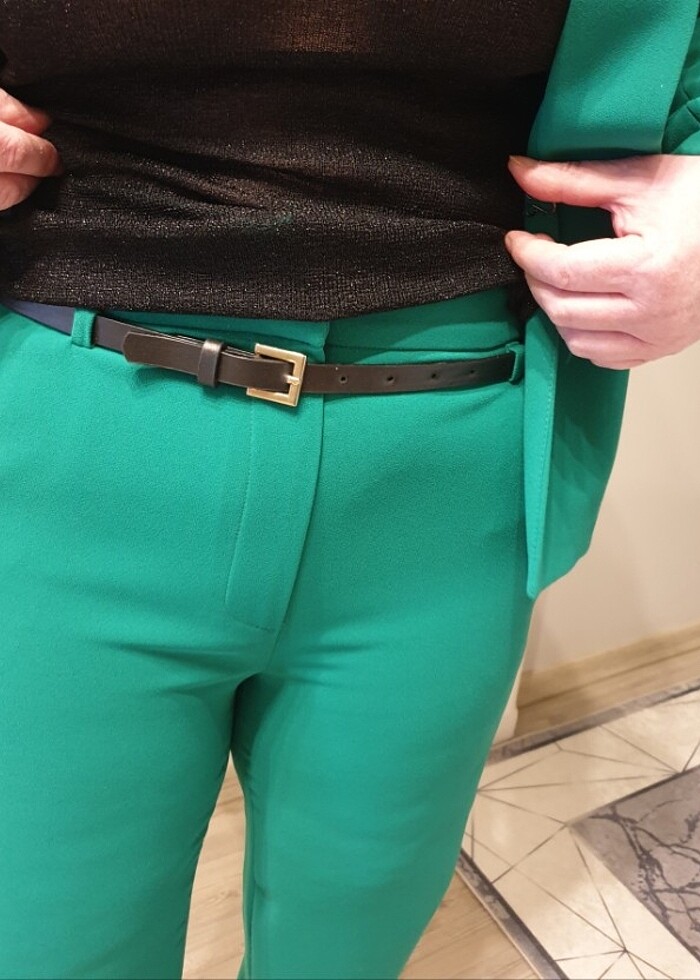 Jus de Pommes yeşil ceket pantolon takım yeni/40 - Görsel 5