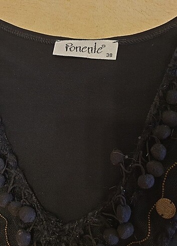 Ponente siyah bluz yeni M - Görsel 6