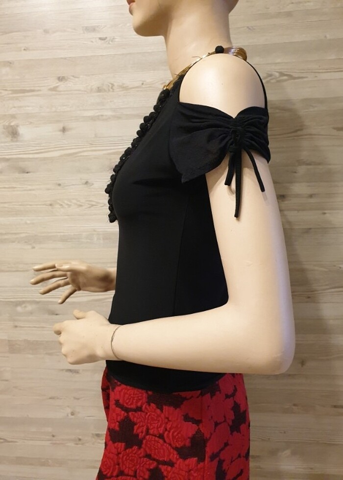 Ponente siyah bluz yeni M - Görsel 3