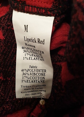 Adil ışık kırmızı siyah kalem etek M - Görsel 7