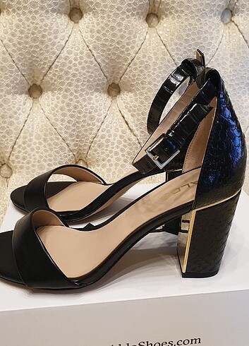Aldo siyah kalın topuklu ayakkabı yeni 38/5 - Görsel 5