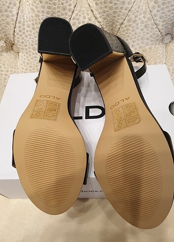 Aldo siyah kalın topuklu ayakkabı yeni 38/5 - Görsel 8