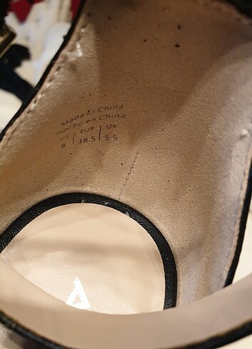 Aldo siyah kalın topuklu ayakkabı yeni 38/5 - Görsel 10