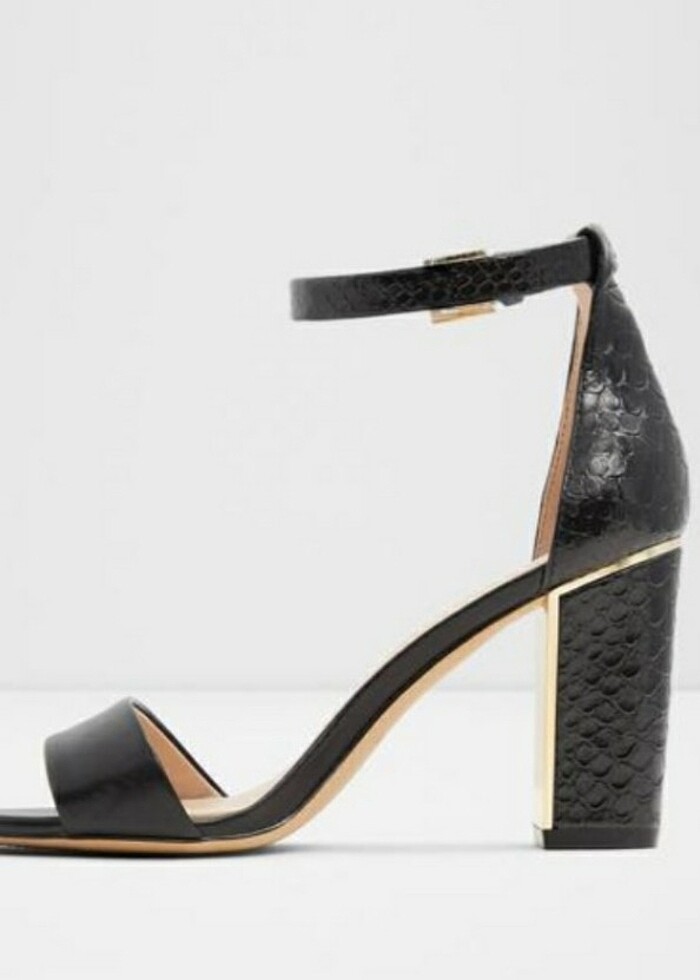 Aldo siyah kalın topuklu ayakkabı yeni 38/5 - Görsel 2