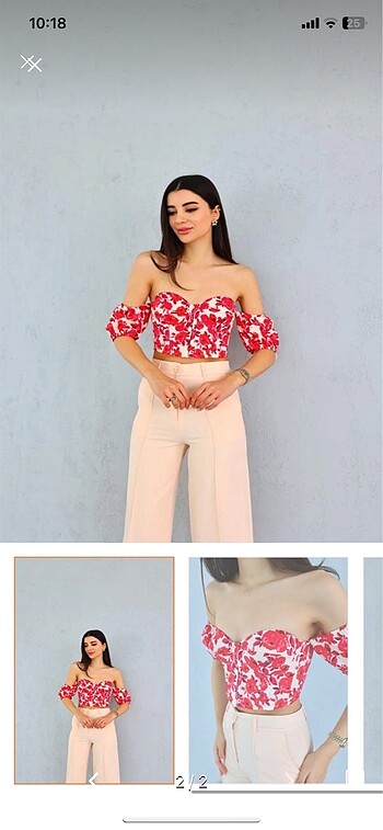 Zara Bluz straplez bluz çiçekli bluz büstiyer