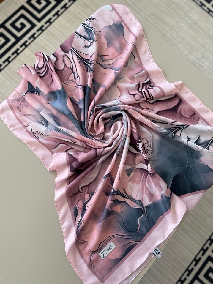 Pamuklu desenli şallar - Görsel 4