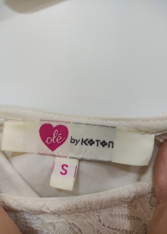 Koton dantel elbise - Görsel 3