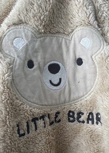 Kürklü Bej Bebek Tulum - Görsel 3