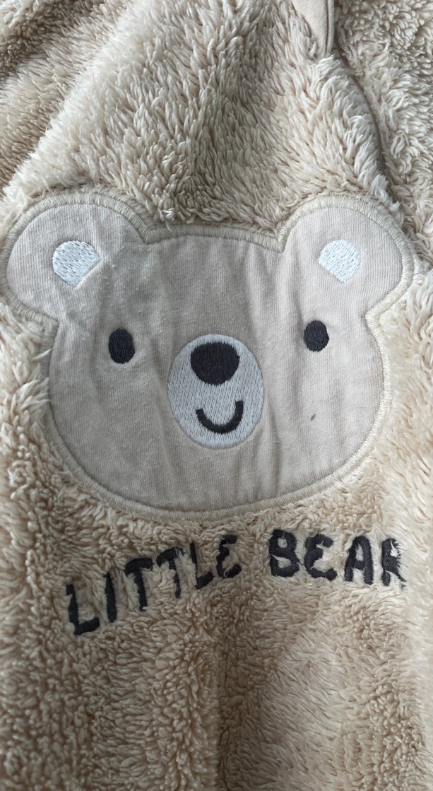 Kürklü Bej Bebek Tulum - Görsel 3