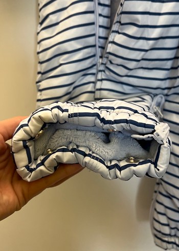 Gri Bebek Fermuarlı Tulum - Görsel 6