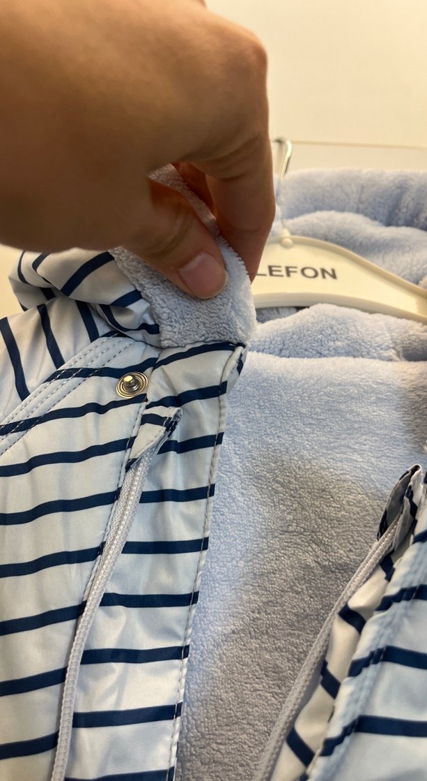 Gri Bebek Fermuarlı Tulum - Görsel 3