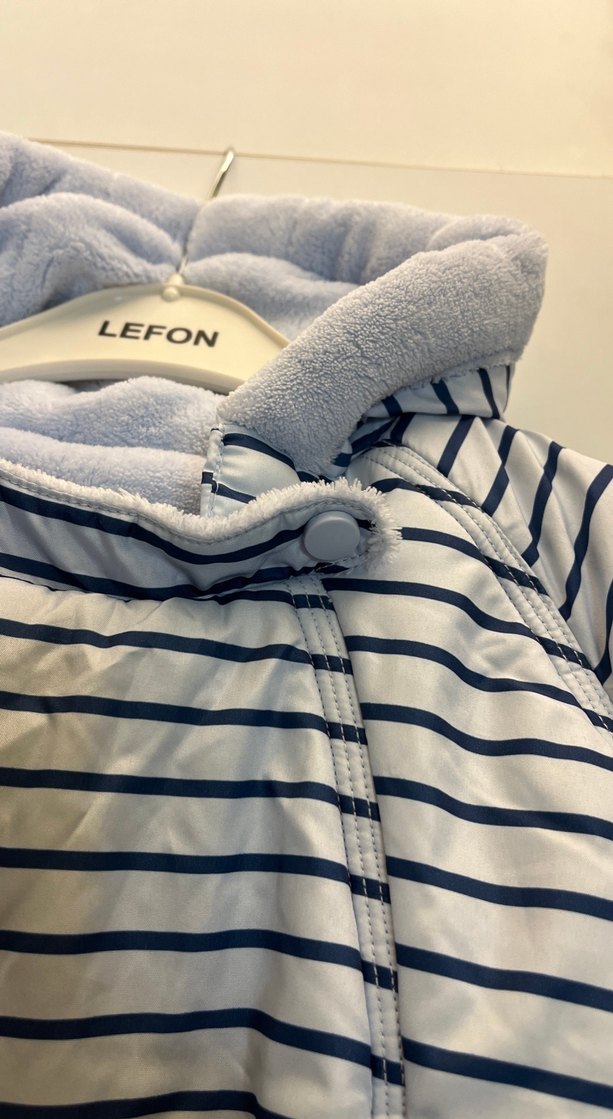 Gri Bebek Fermuarlı Tulum - Görsel 4