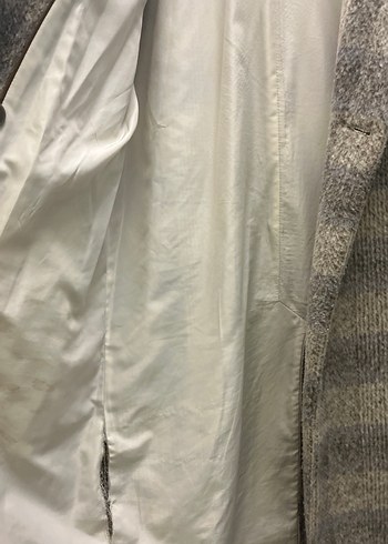 Bershka Ekoseli Uzun Kaban