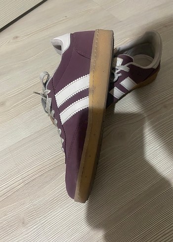 Bordo Süet Kadın Spor Ayakkabı - Görsel 3