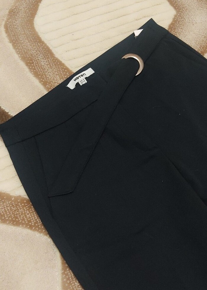 Siyah kumaş pantolon  - Görsel 4