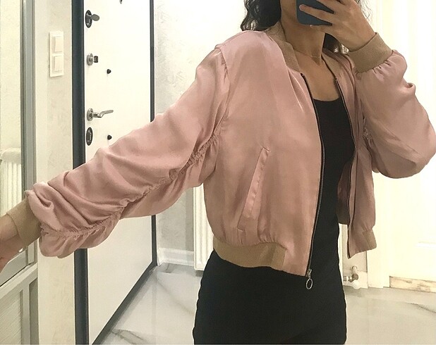 m Beden pull and bear bomber ceket