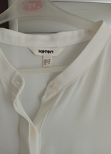 l Beden beyaz Renk #koton yeni gomlek