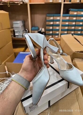 39 Beden topuklu abiye ayakkabı 9 cm