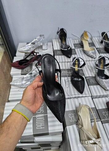 Zara topuklu abiye ayakkabı 9 cm
