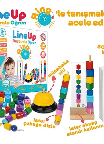  Beden Renk Circle Toys Line Up Ring(2 Kişilik)