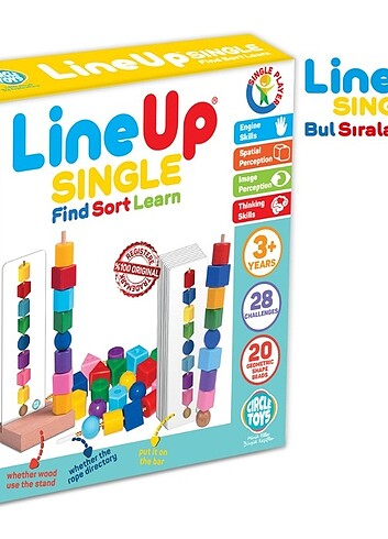 Beden Renk Circle Toys Line Up Single