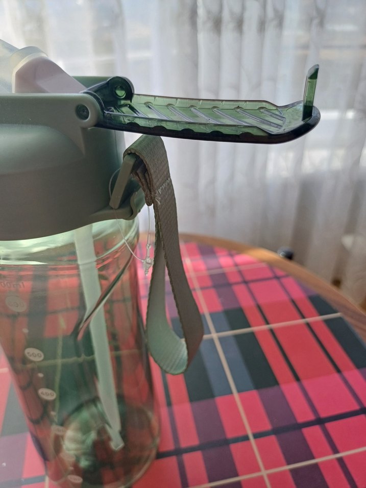 Yeşil Kapaklı pipetli 700 ml suluk - Görsel 5