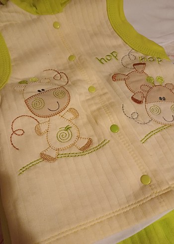 Yeşil 3 lü penye takım - Görsel 8