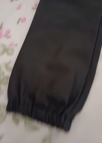 Siyah Kız çocuk Rahat Kesim Deri Pantolon - Görsel 2