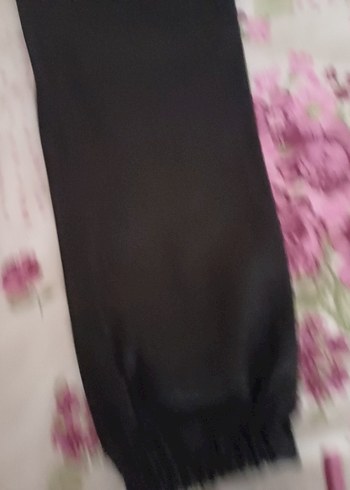 Siyah Kız çocuk Rahat Kesim Deri Pantolon - Görsel 6