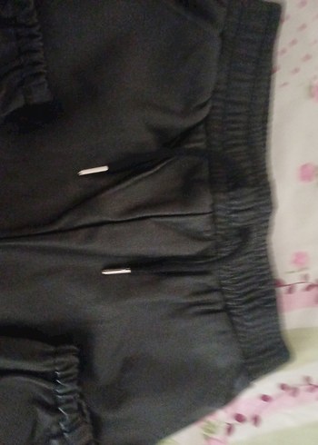 Siyah Kız çocuk Rahat Kesim Deri Pantolon - Görsel 3