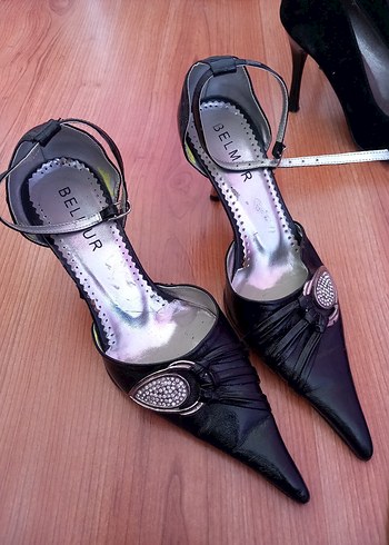 vintage topuklu ayakkabı