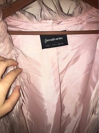 m Beden pembe Renk Stradivarius kürk