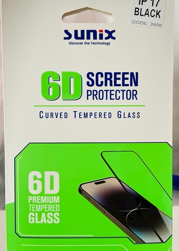AYFON 17 İÇİN Sunix 6D Kavisli Temperli Cam Ekran Koruyucu