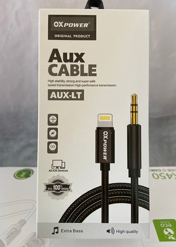 OXPOWER Altın Renk Aux Kablosu AUX-LT