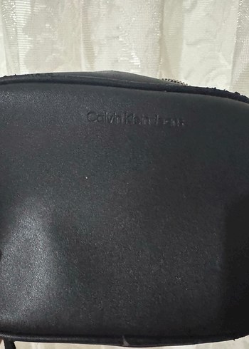 Beden Calvin Klein Siyah Deri Kadın Çapraz Çanta