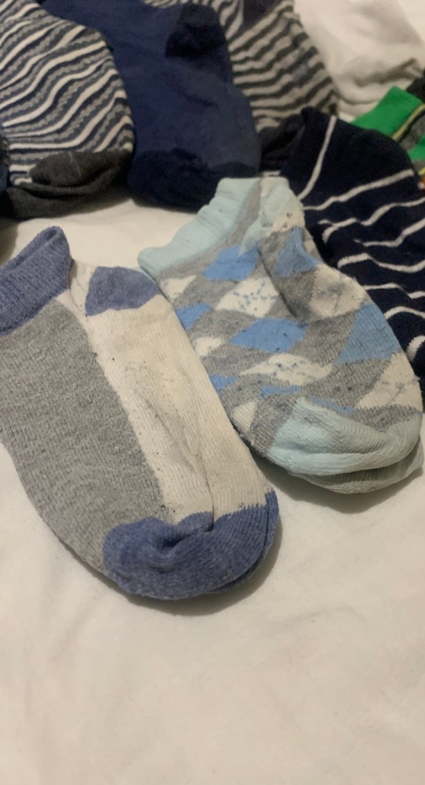 Erkek Çocuk Çok Renkli Çorap Seti 10 çift  büyükk küçük karışık - Görsel 4