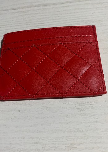 Kırmızı Deri Kadın  kartlık. Tanesi 200 - Görsel 2