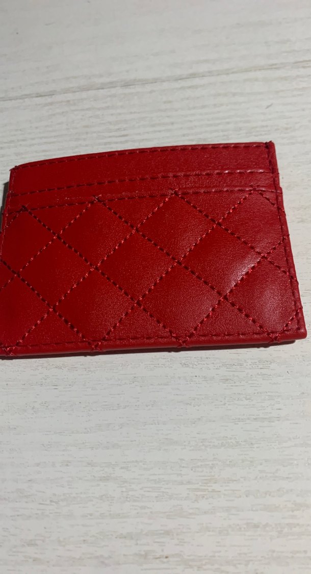 Kırmızı Deri Kadın  kartlık. Tanesi 200 - Görsel 2