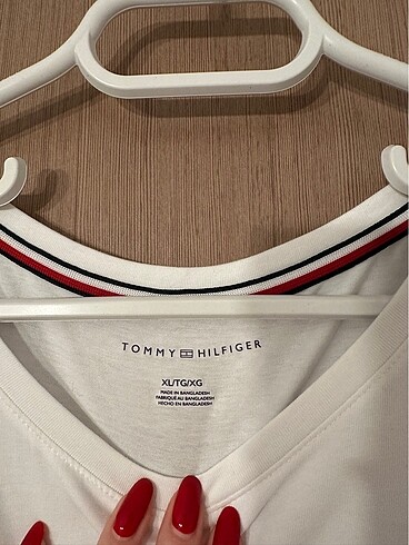 xl Beden beyaz Renk Tommy tshirt