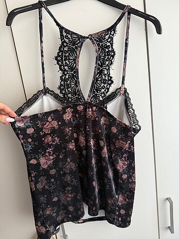 Penti Kadife Desenli Fantezi Bluz - Görsel 3