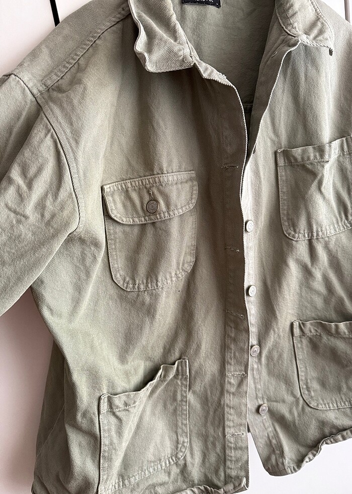 Trendyolmilla Haki Kot Ceket - Görsel 2