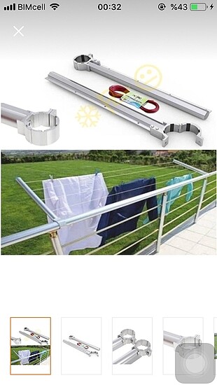 Balkon askı aparatı