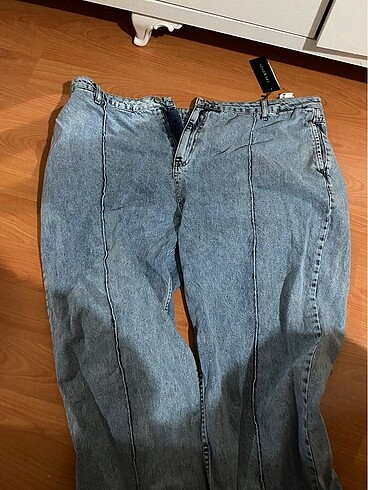 52 Beden mavi Renk Büyük beden kot pantolon