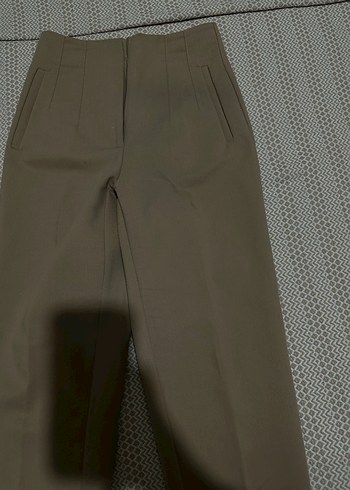 Pileli kumaş pantolon - Görsel 2